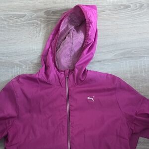 Purple Puma Light Hooded Jacket